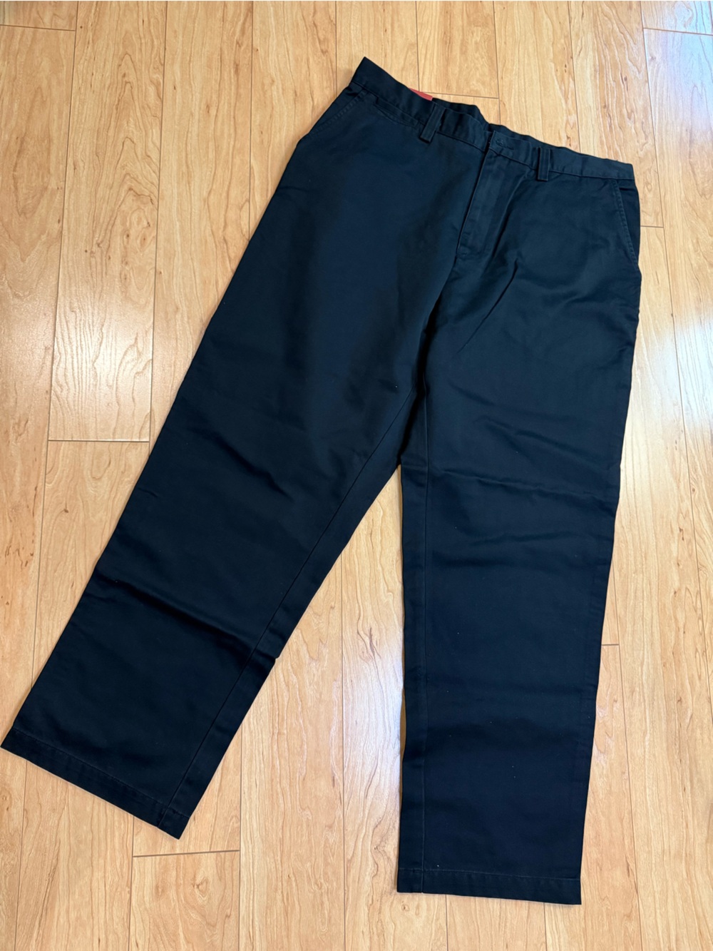 Arizona Jean Company Men’s 36x32 Black Premium Khaki Pants Flat Front NWT